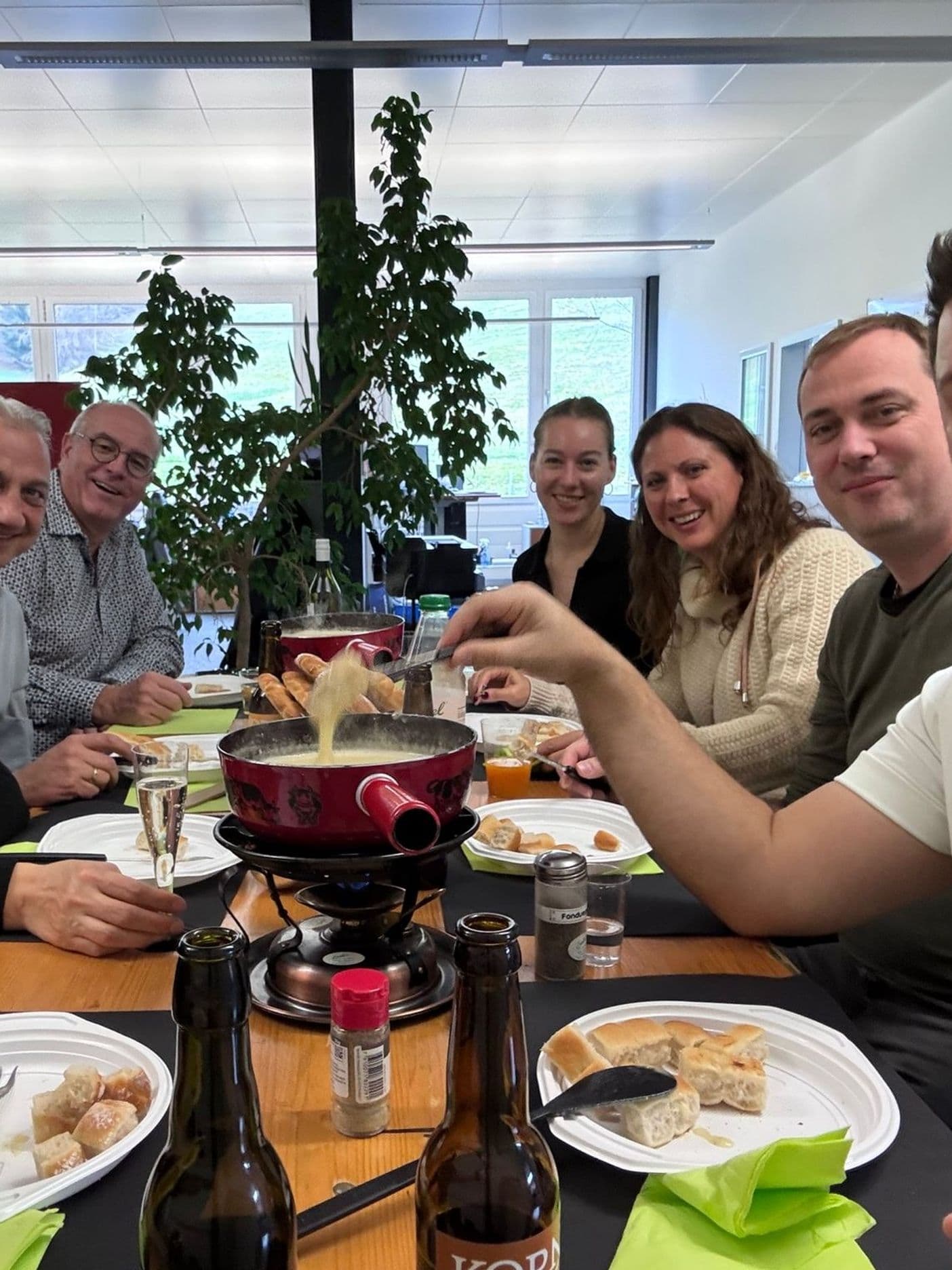 Fondue Gruppenbild