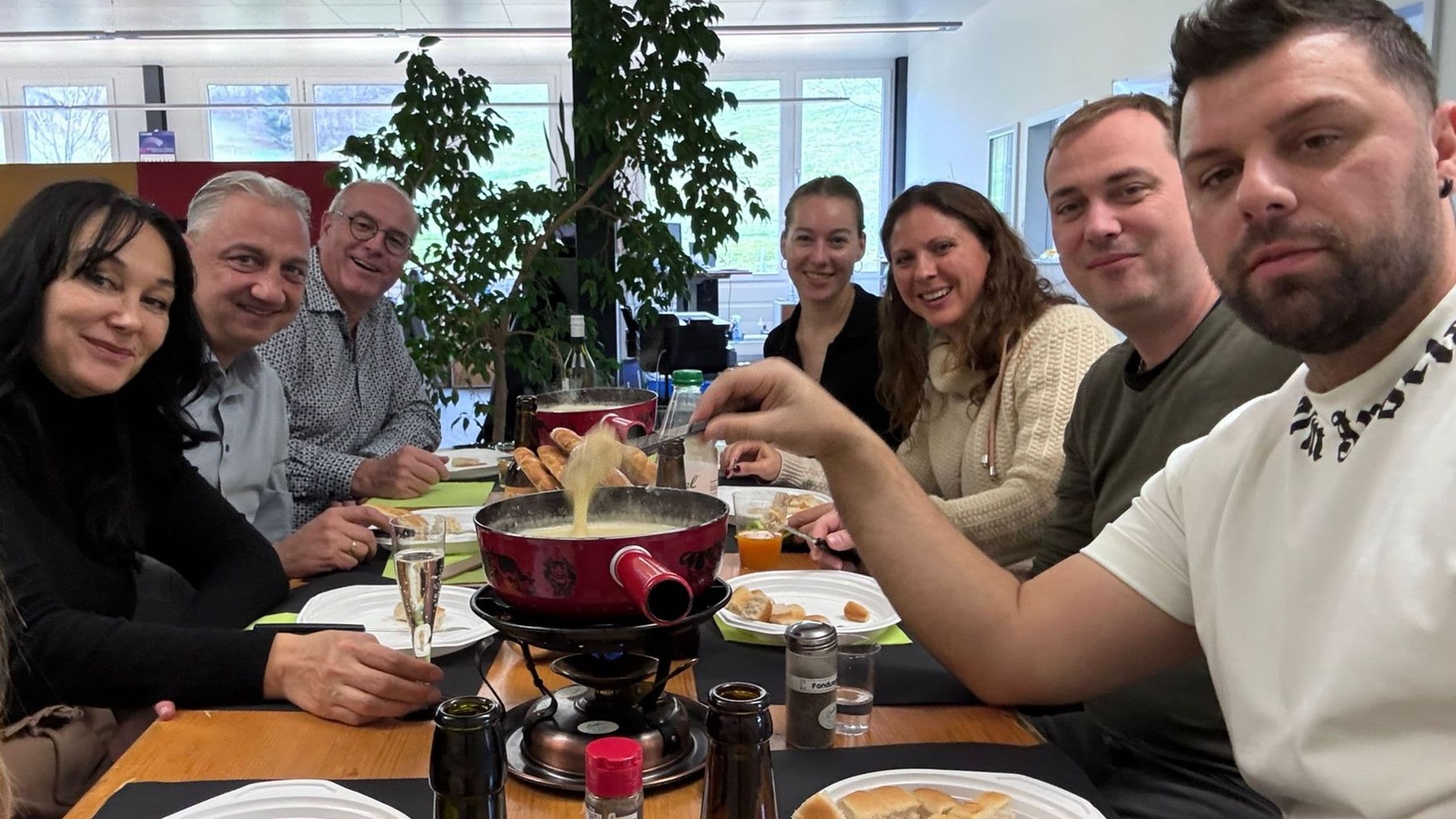Fondue Gruppenbild